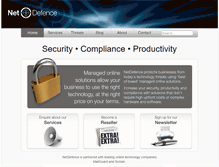 Tablet Screenshot of netdefence.com.au